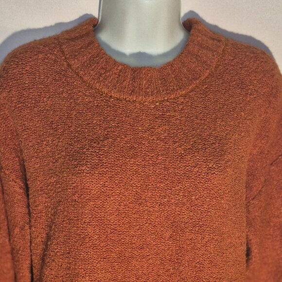 OLD NAVY beautiful Orange High Pile oversized sweater in size small NWT - Picture 4 of 8